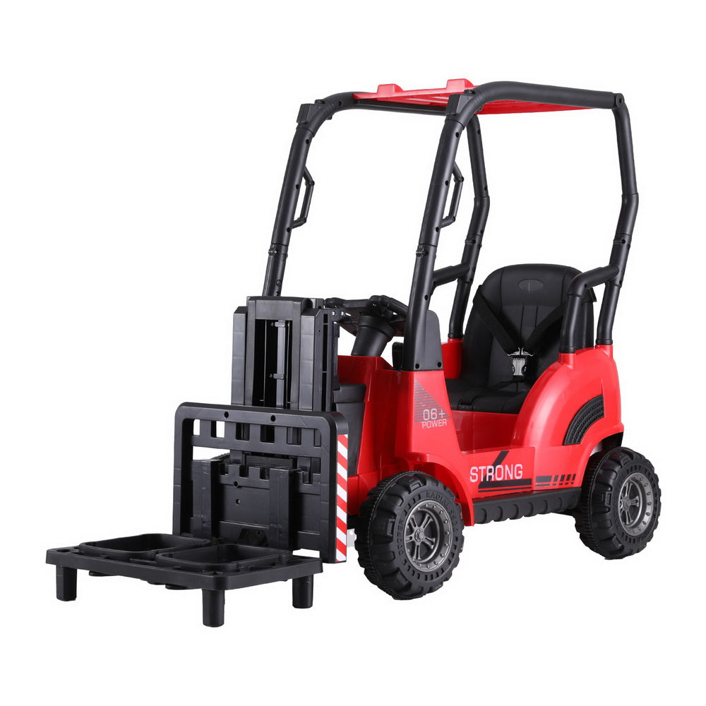 Kids Electric Ride Forklift Car with Remote 12V - Red - Homecoze