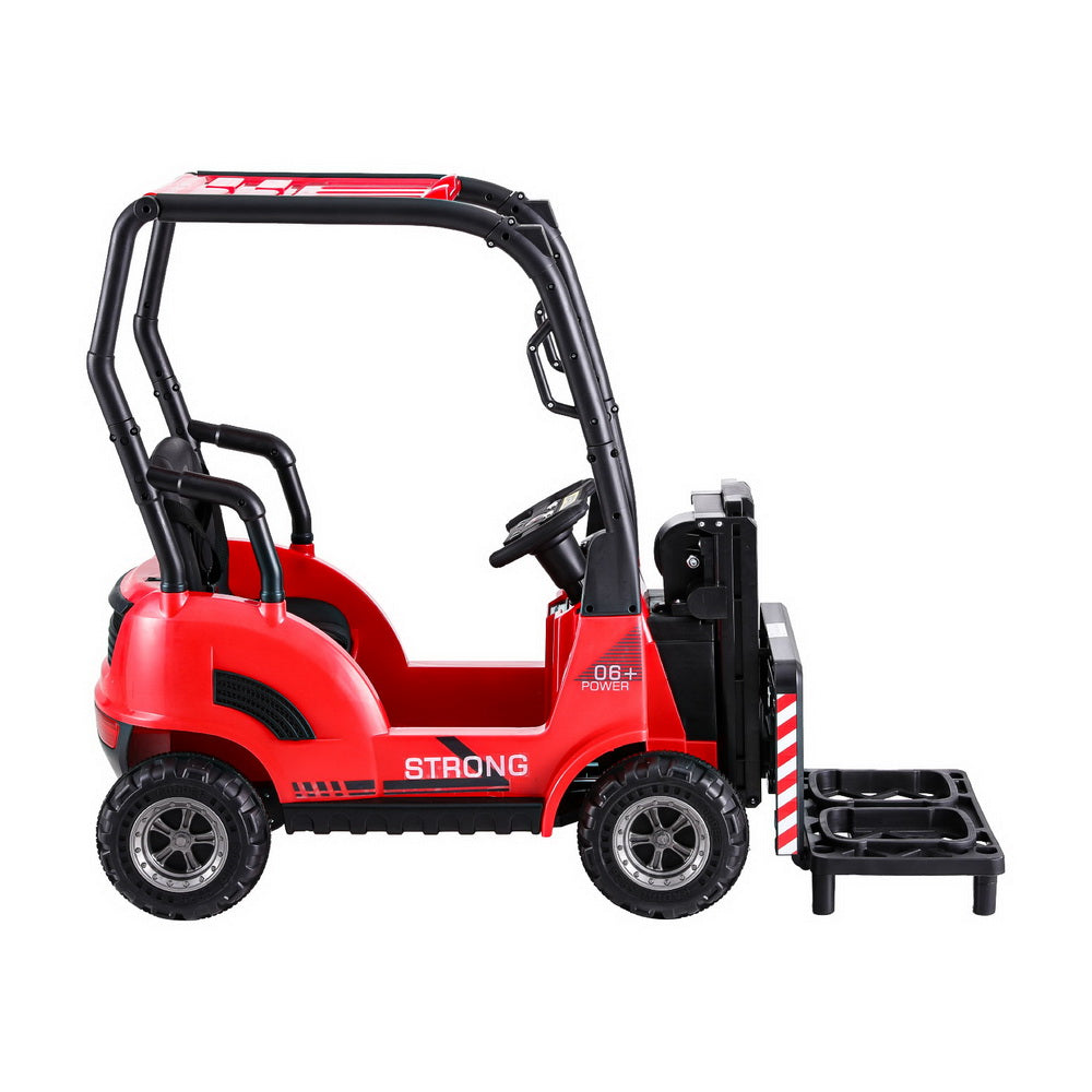 Kids Electric Ride Forklift Car with Remote 12V - Red - Homecoze