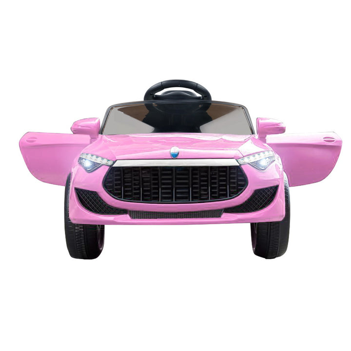 Kids Ride On Car Battery Electric Toy Remote Control Pink Cars Dual Motor - Homecoze