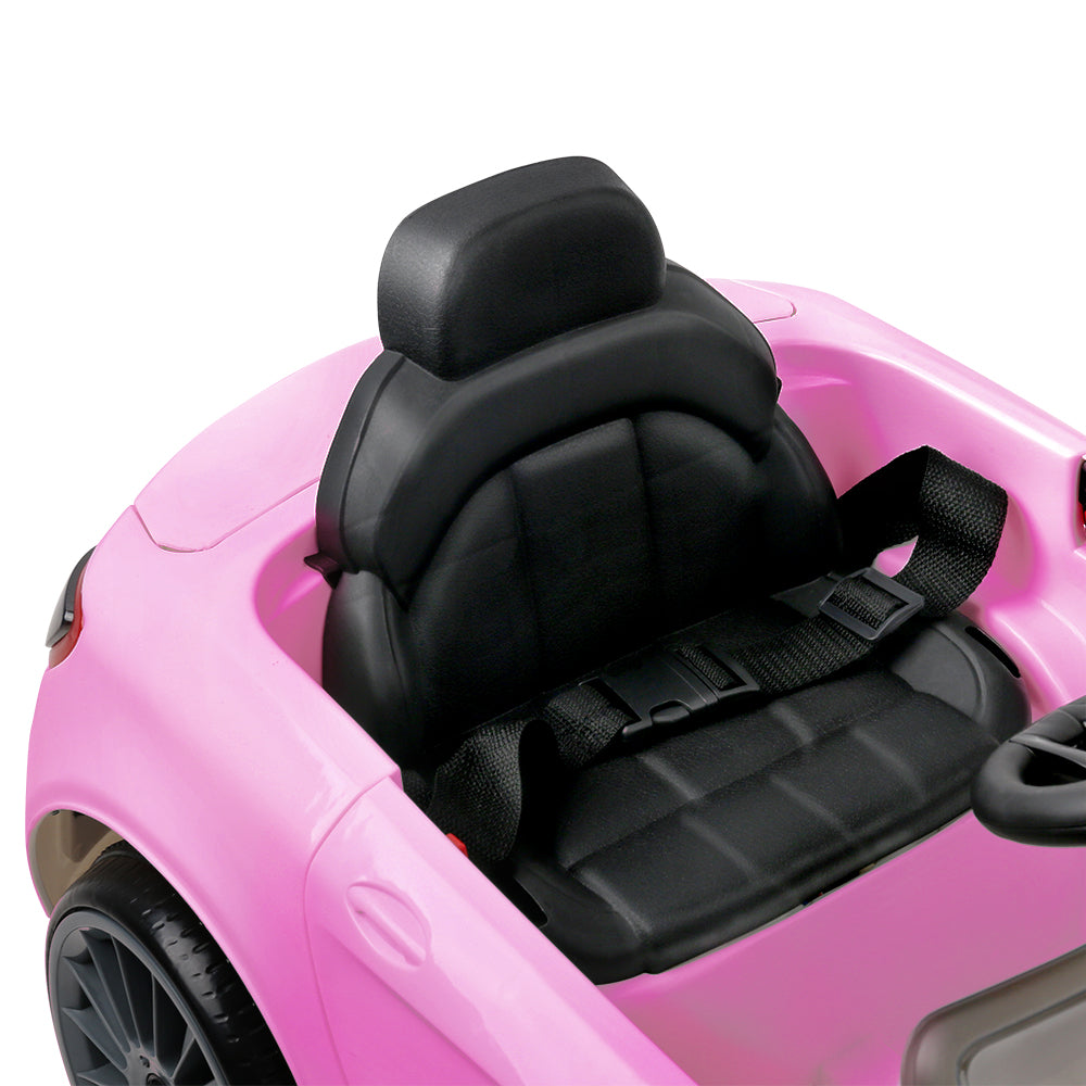 Kids Ride On Car Battery Electric Toy Remote Control Pink Cars Dual Motor - Homecoze