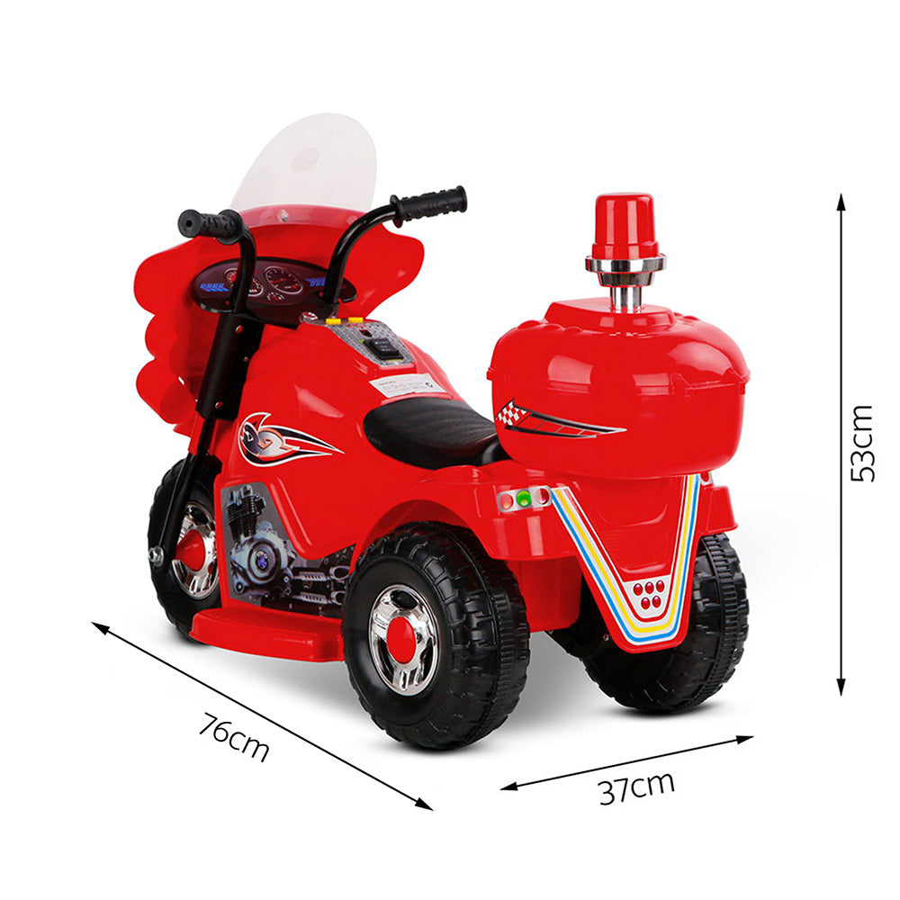 Kids Battery Powered Ride On Motorcycle Red - Homecoze