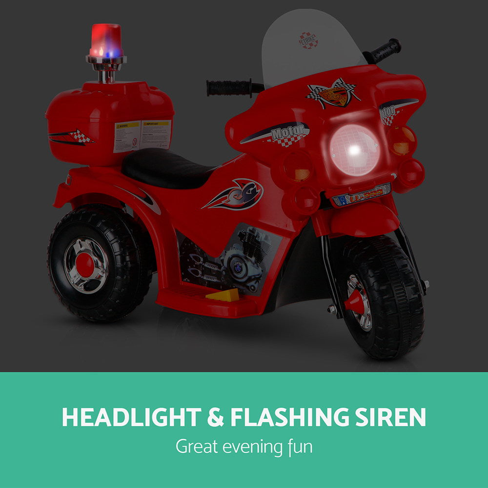 Kids Battery Powered Ride On Motorcycle Red - Homecoze