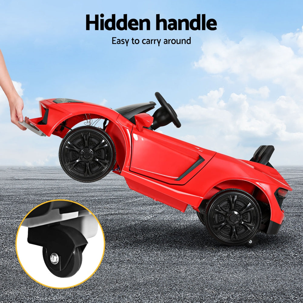 Kids Ride On Car Electric Race Car Battery Remote Control 12V Red - Homecoze