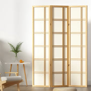 Artiss 3 Panel Room Divider Screen 132x179cm Nova Natural - Homecoze