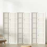 Artiss 6 Panel Room Divider Screen 265x179cm Nova White - Homecoze
