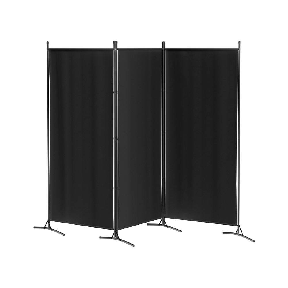 Artiss 3 Panel Room Divider Screen 260x180cm Fabric Black - Homecoze