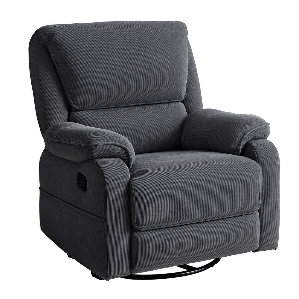 Artiss Rocking Recliner Chair 360 Swivel Massage Heated Reclining Chairs - Homecoze