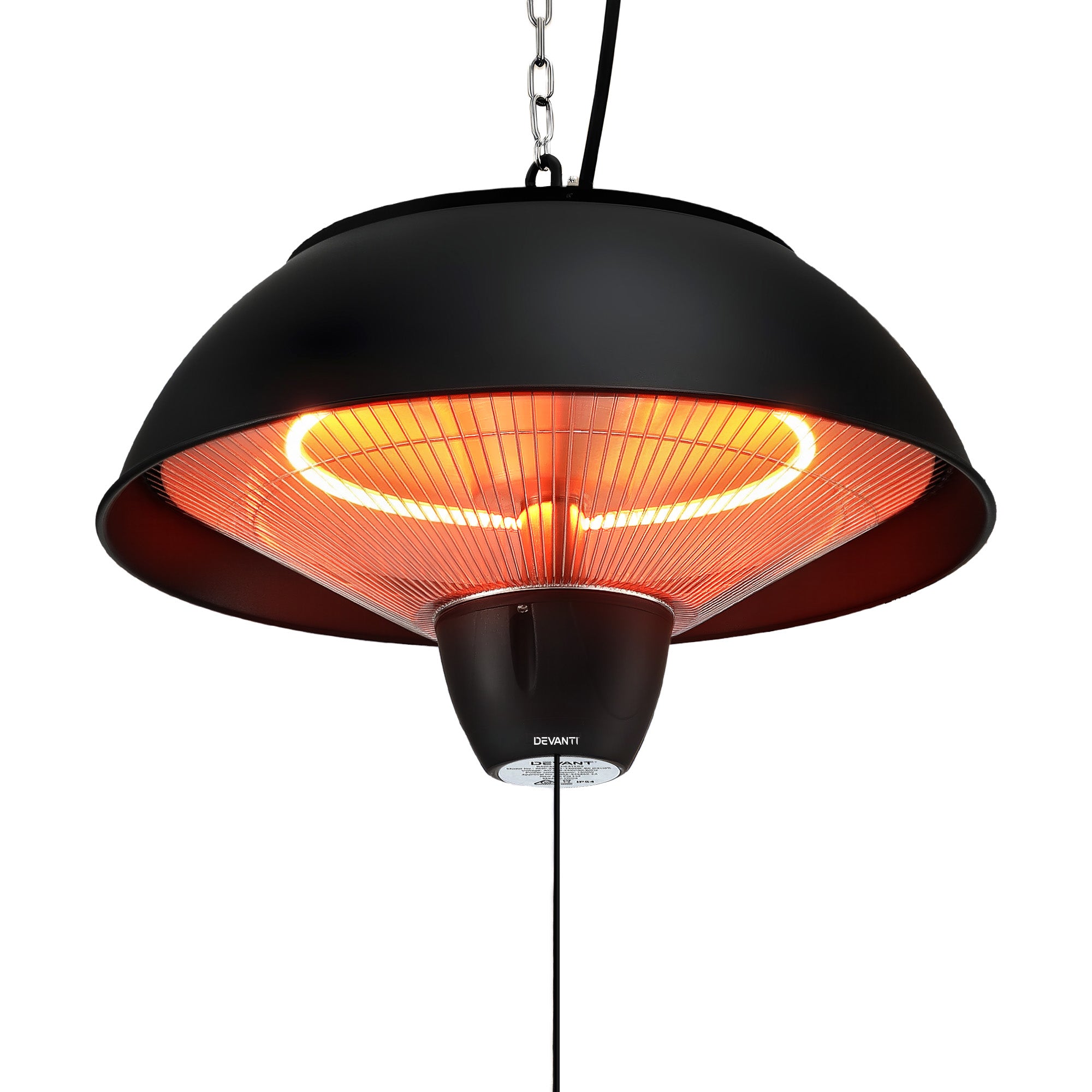 Devanti 1500W Electric Patio Infrared Heater Hanging Heaters Ceiling Mounted Remote - Homecoze