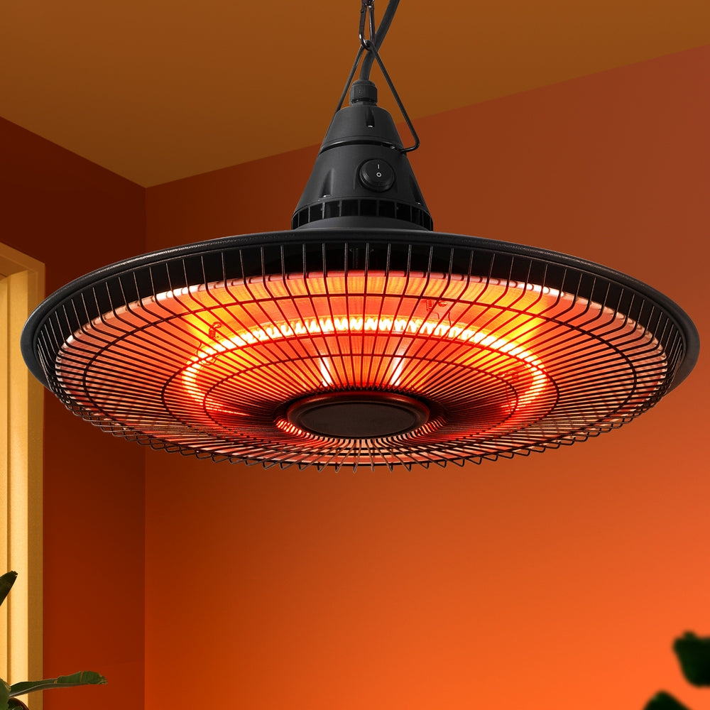 Devanti 1500W Hanging Electric Patio Heater - Homecoze