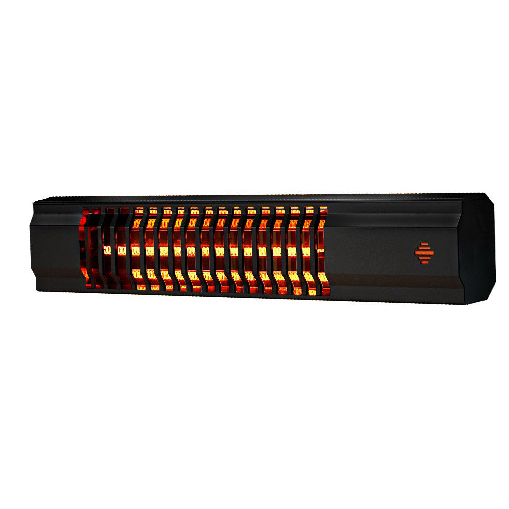 Compact Electric Strip Heater Infrared Radiant Heaters Remote control 2000W - Homecoze