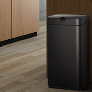 Motion Sensor Rubbish Bin Automatic Open Trash Can 45L - Black - Homecoze