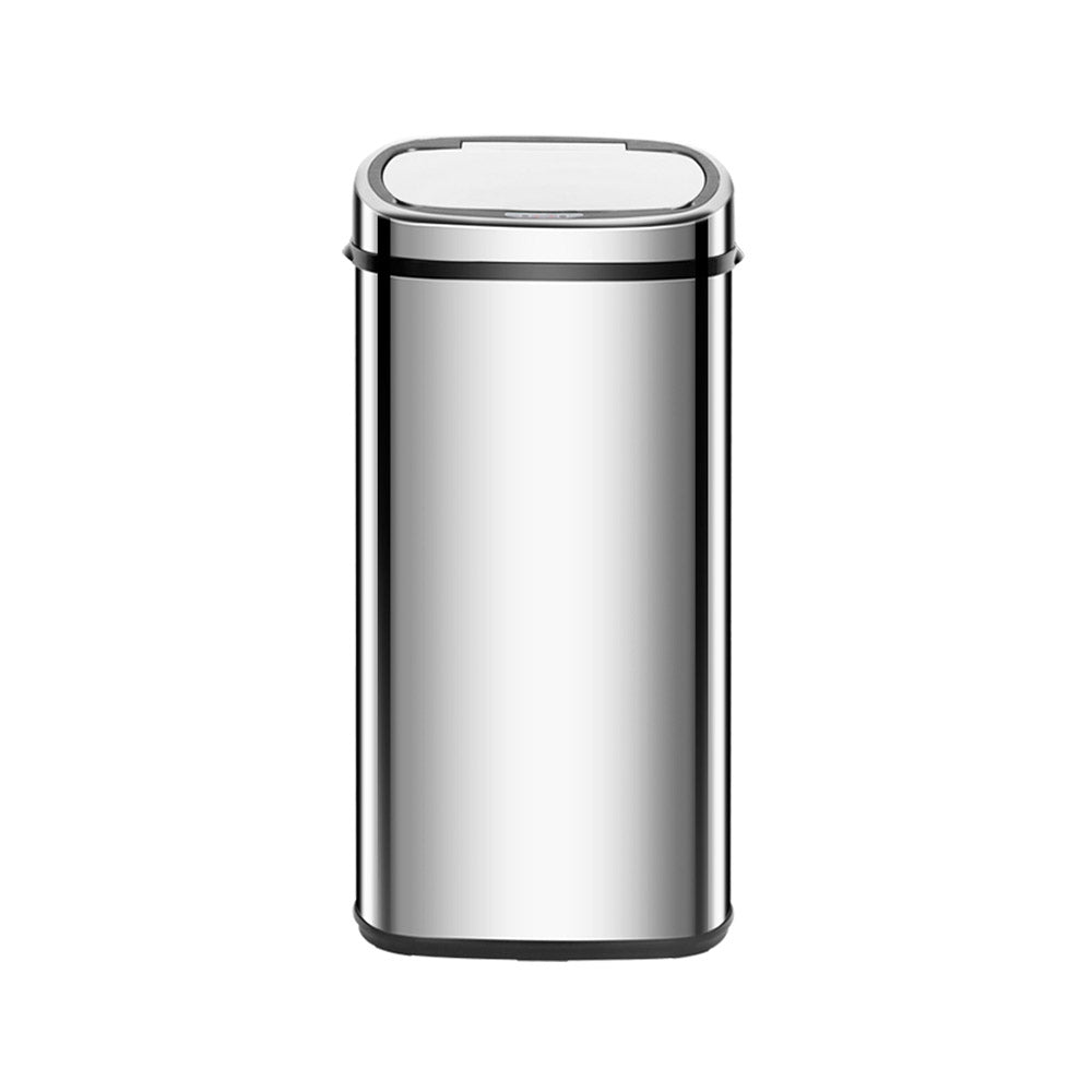 Motion Sensor Rubbish Bin Automatic Open Trash Can 68L - Stainless Steel - Homecoze