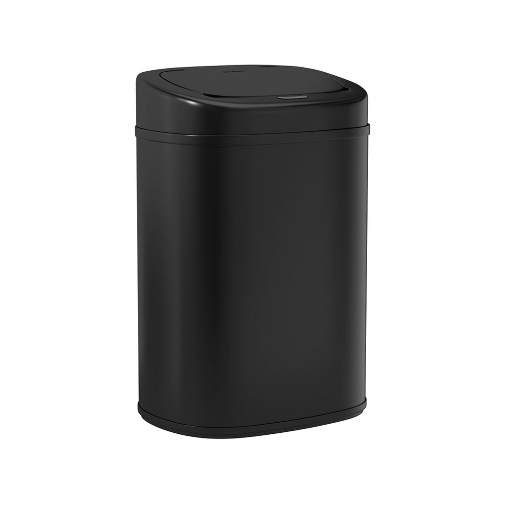 Motion Sensor Bin Automatic Open Lid Rubbish Trash Can 82L - Black - Homecoze