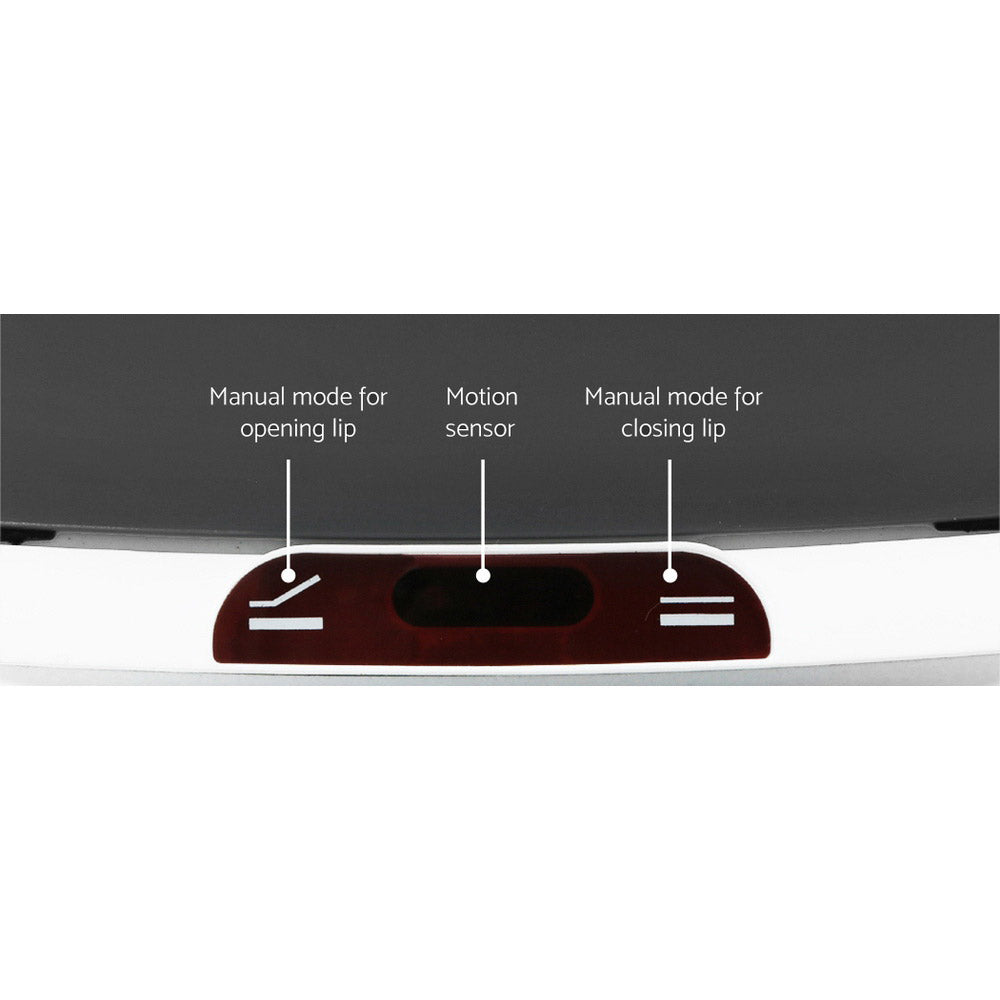 Motion Sensor Bin Automatic Open Lid Rubbish Trash Can 9L - Black - Homecoze