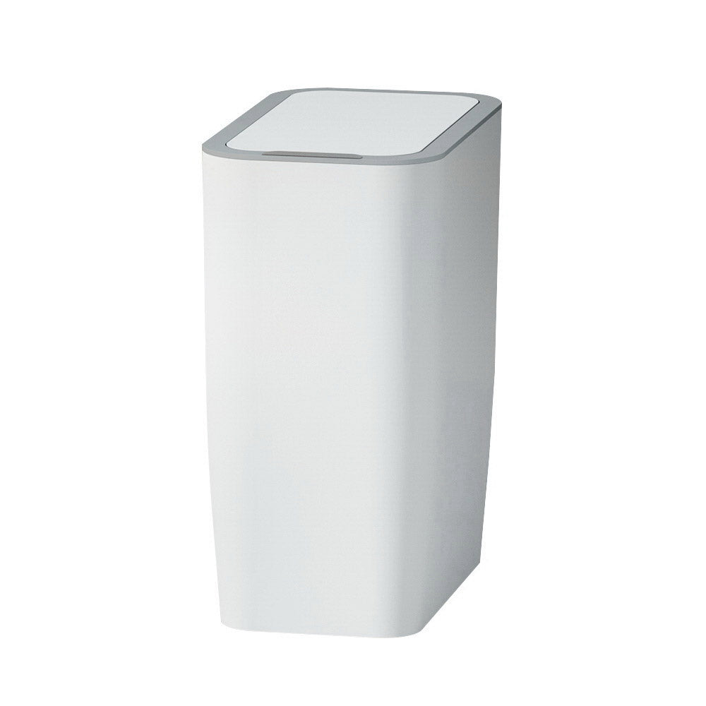 Motion Sensor Bin Automatic Open Lid Rubbish Trash Can 9L - White - Homecoze