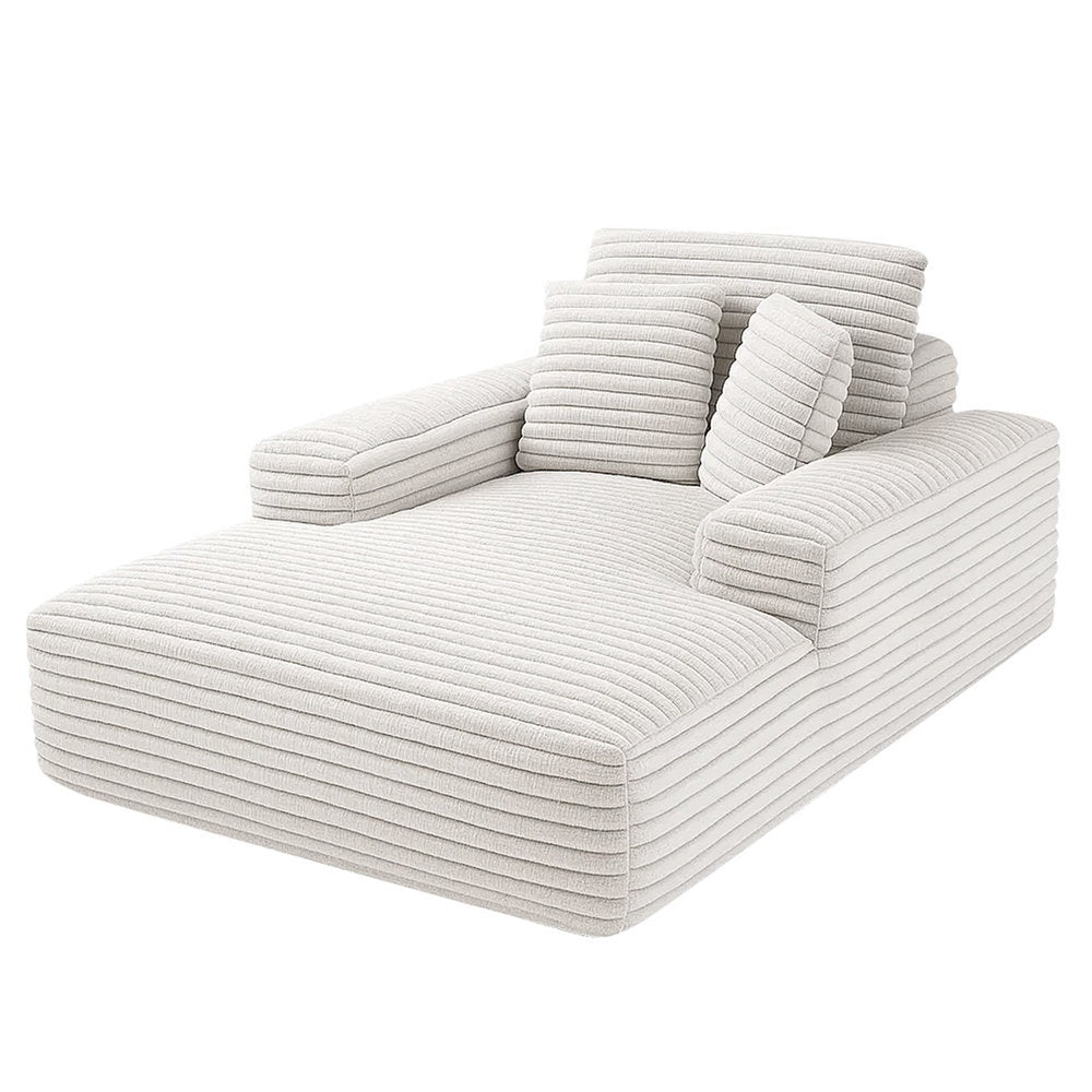 Artiss Sofa Bed Lounge Chair Recliner Couch Reading Chairs Sleeper Cloud Sofas Faux Fur Fabric - Homecoze