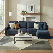 5-seater Modular Sofa Chaise Set - Dark Grey