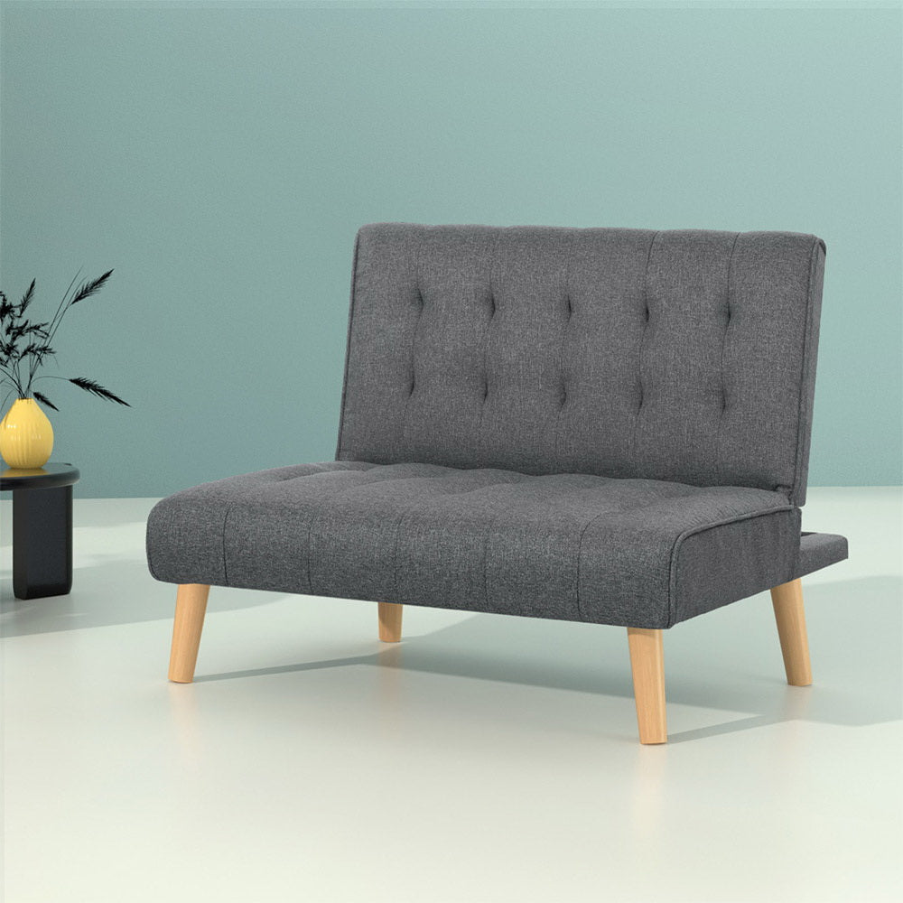 Sofa Lounge Recliner Chair Futon Couch Single 1 Seater Modular Bed Set - Homecoze