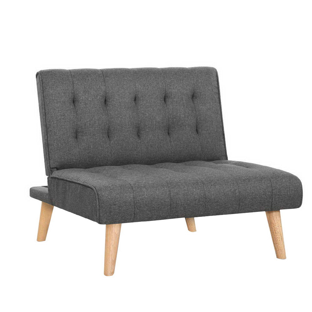 Sofa Lounge Recliner Chair Futon Couch Single 1 Seater Modular Bed Set - Homecoze