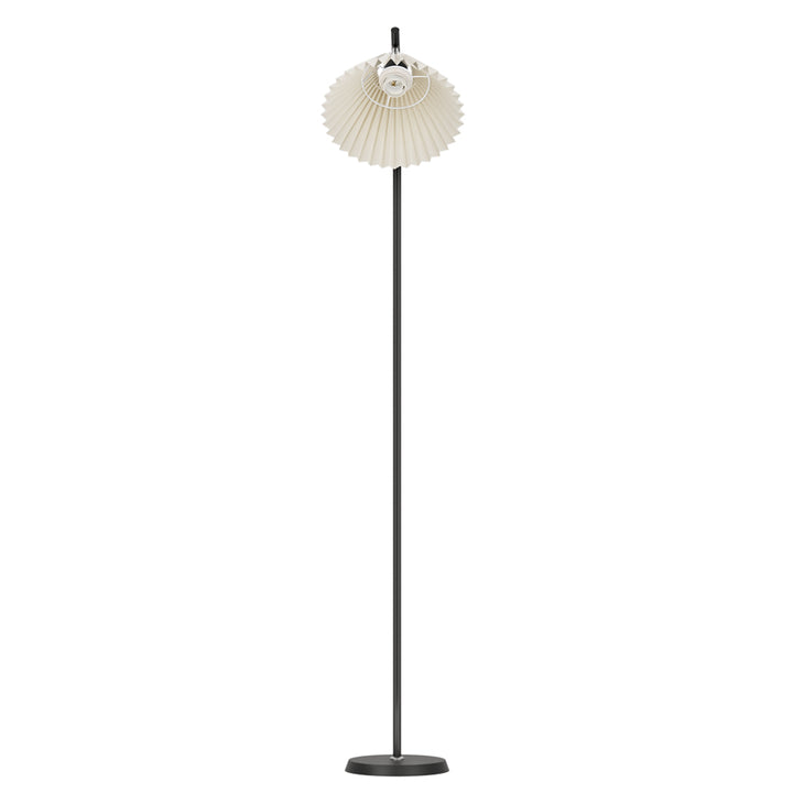 Floor Lamp Modern LED Light Stand Home Room Office Black with White Shade