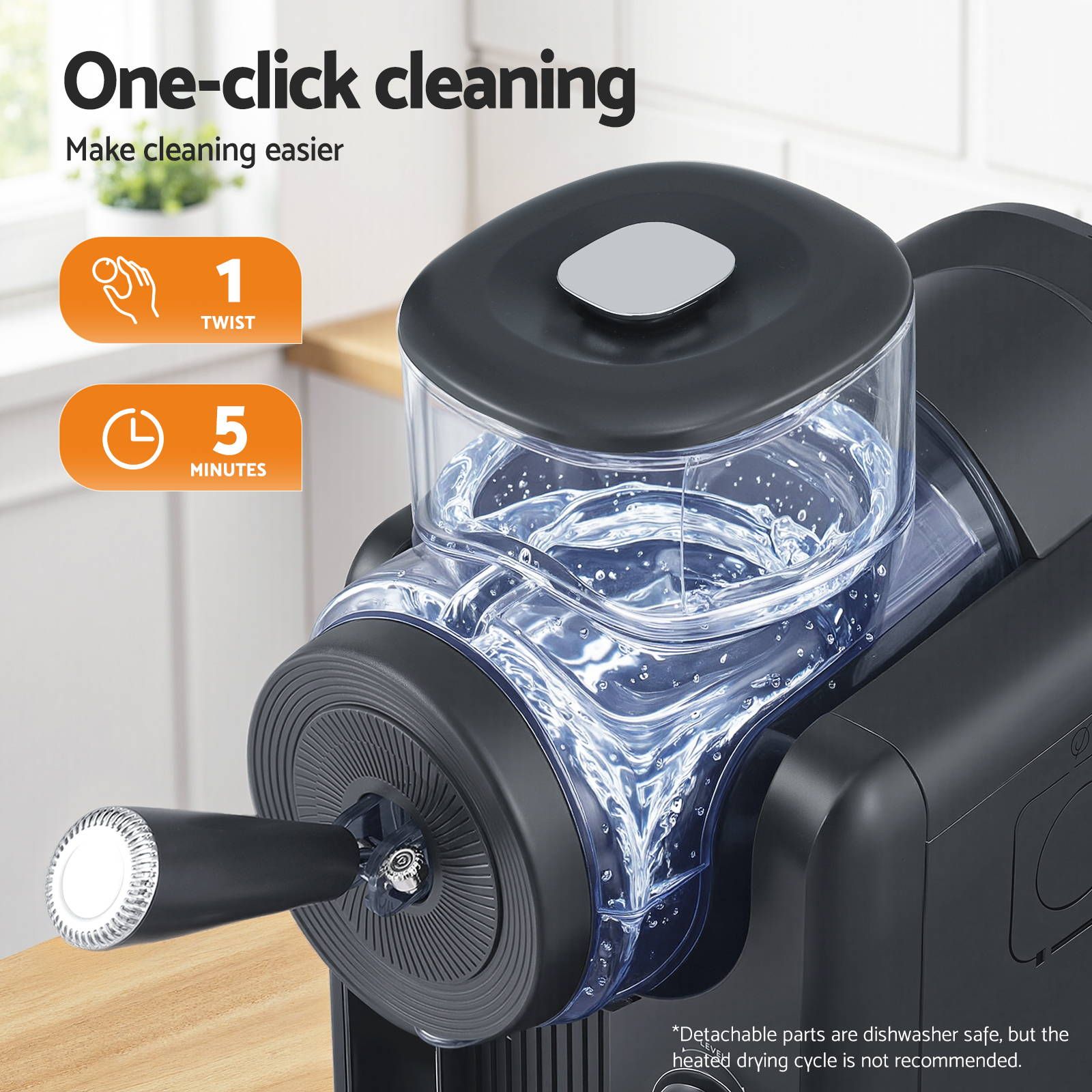 3-in-1 Slushie Machine & Ice Cream Maker 2L - Black