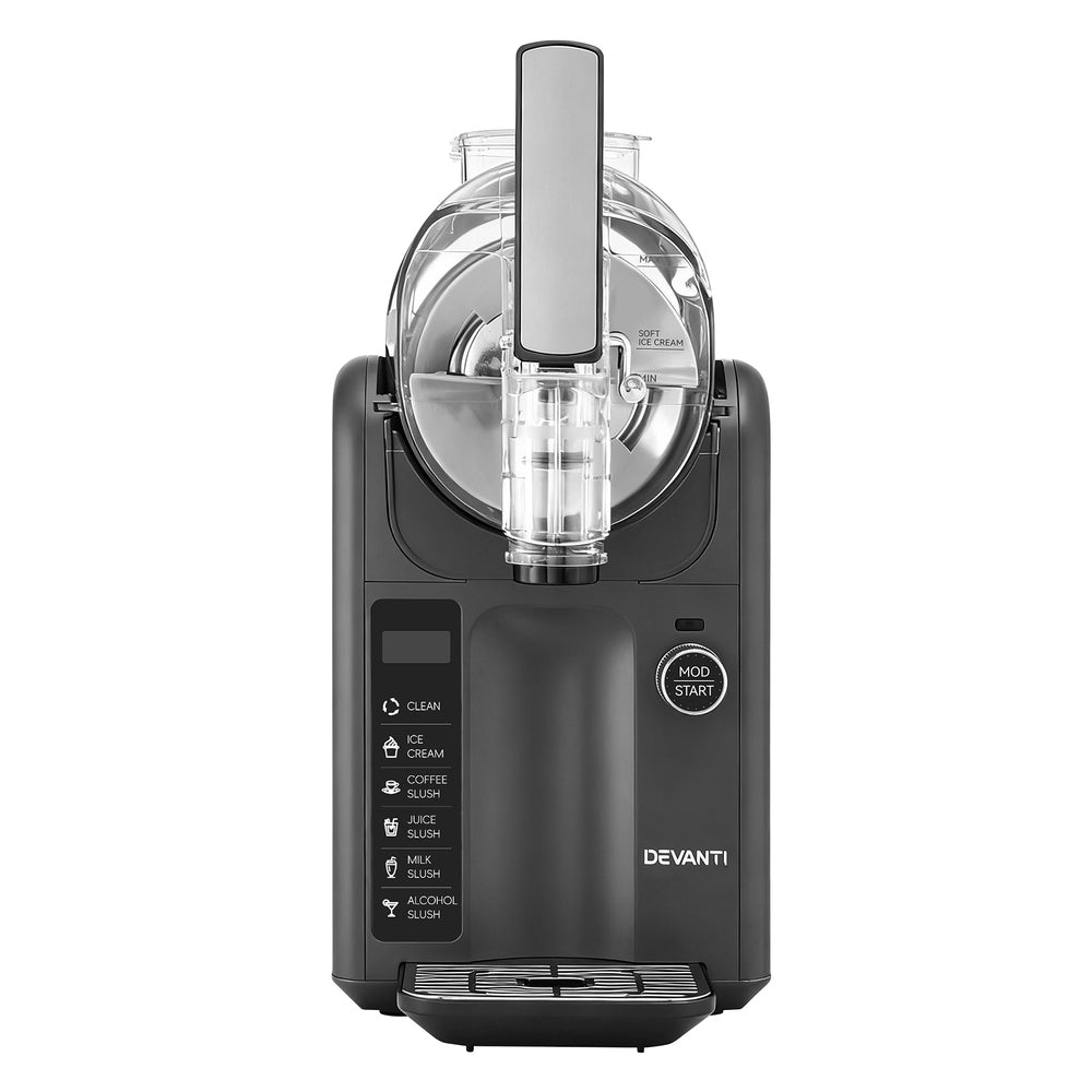 3-in-1 Slushie & Ice Cream Maker 2L - Grey - Homecoze
