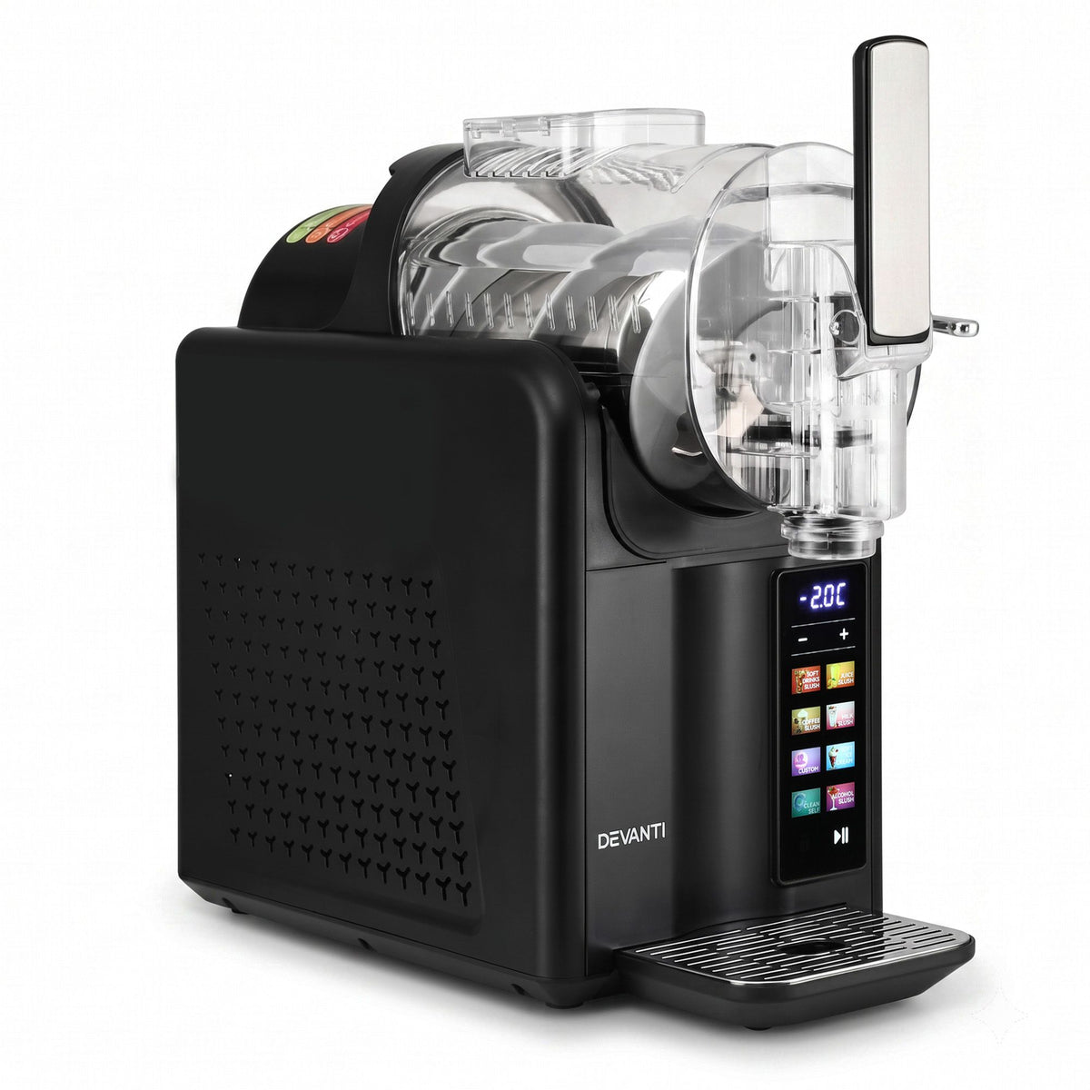 6-in-1 Slushie Machine & Ice Cream Maker 2L – Black