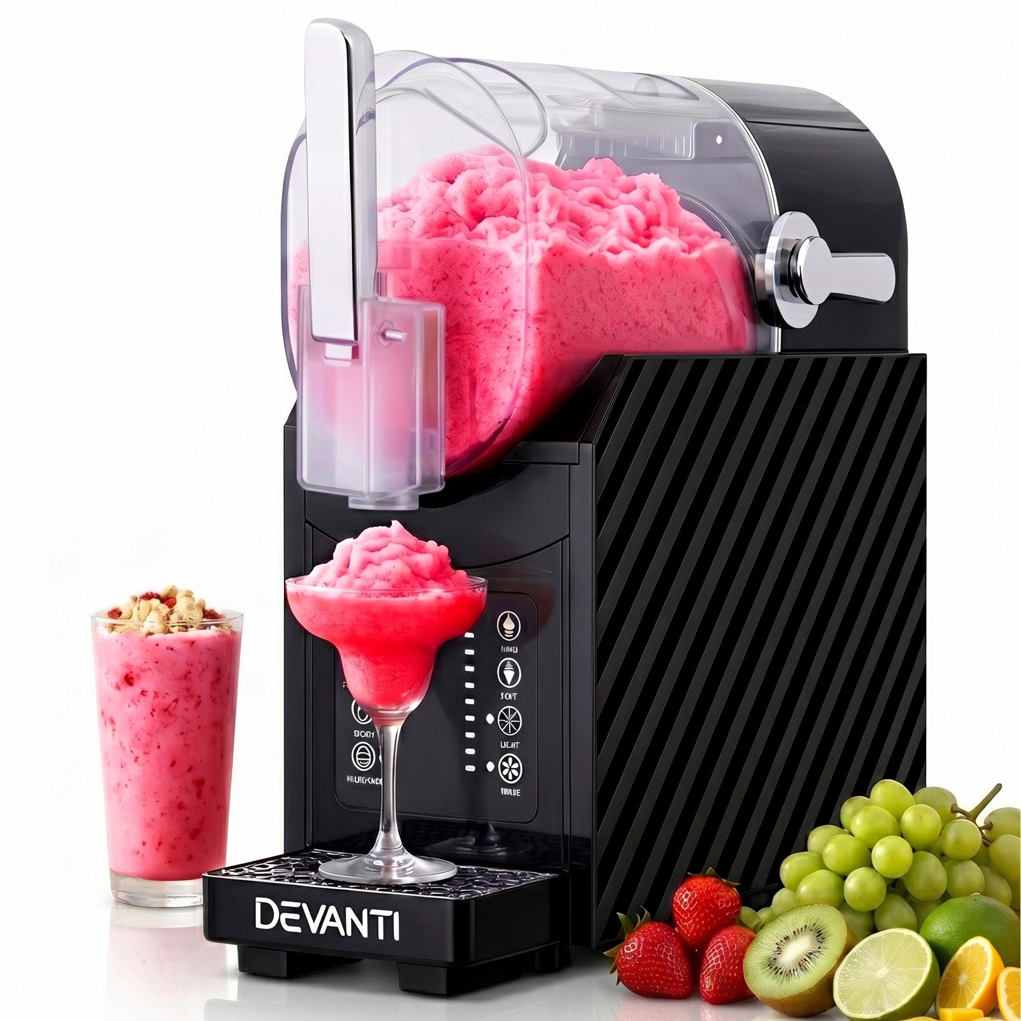 3-in-1 Slushie Machine & Milkshake Maker 1.8L - Black