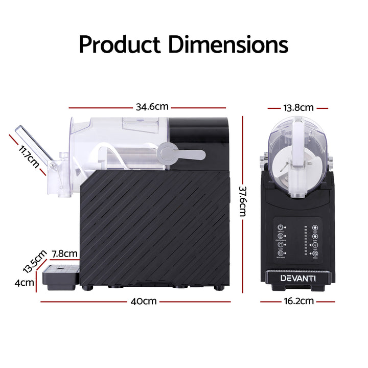 2-in-1 Slushie & Milkshake Maker 1.8L - Black