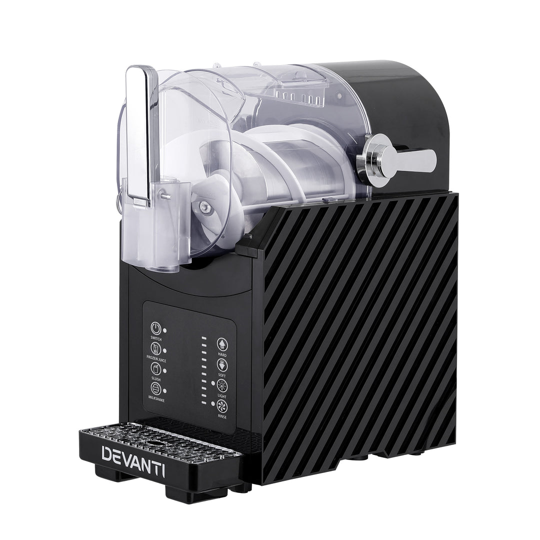 2-in-1 Slushie & Milkshake Maker 1.8L - Black