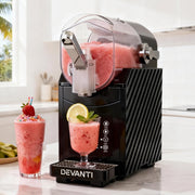 2-in-1 Slushie & Milkshake Maker 1.8L - Black - Homecoze