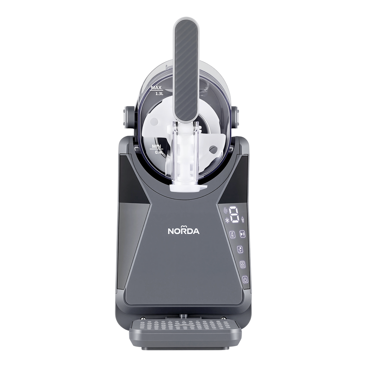 NORDA 1.3L Slushie Machine Frozen Drink Maker Slushy Ice Cream Maker No Ice Compressor Touchscreen for Home BBQ Party - Homecoze