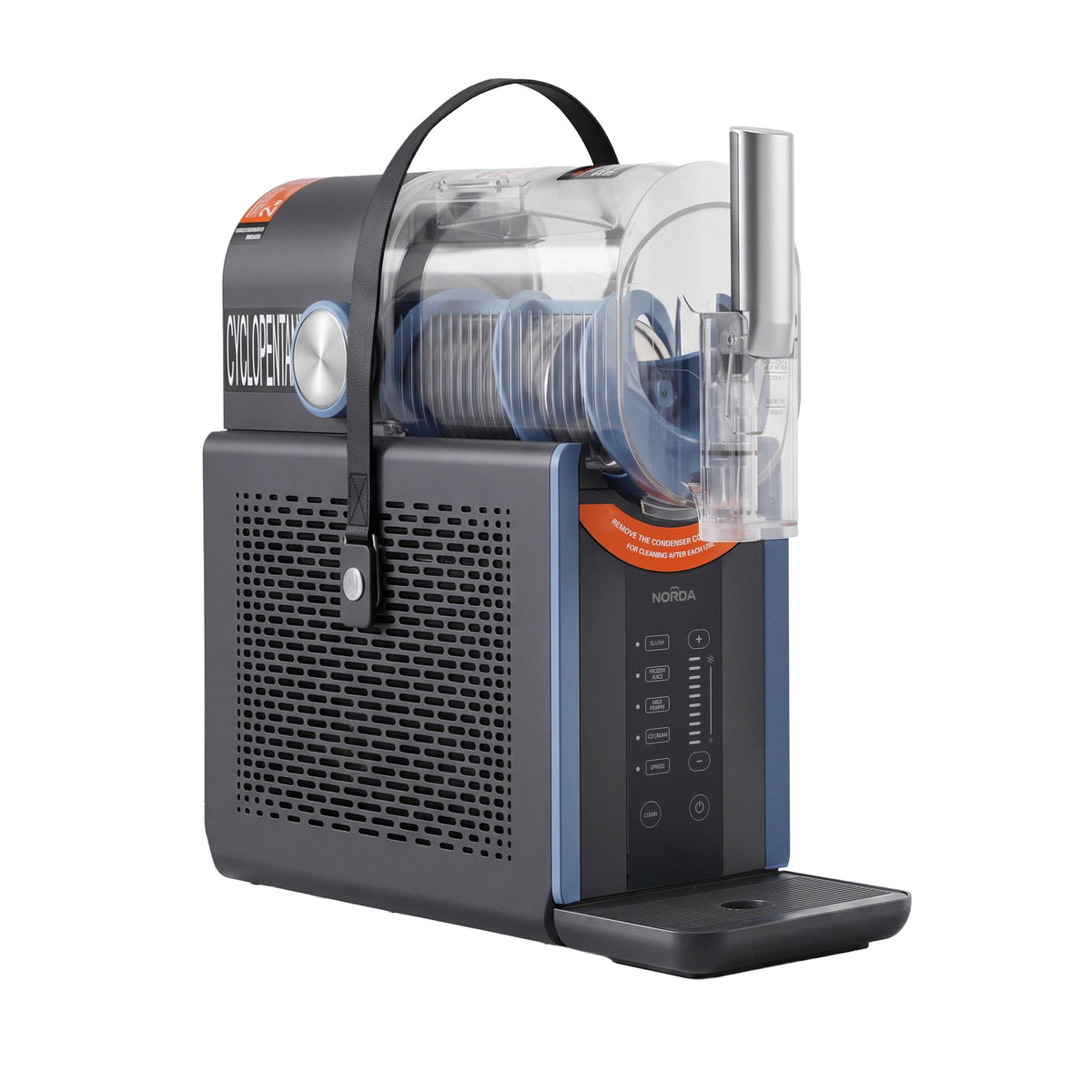 5-in-1 Slushie Machine & Ice Cream Maker 2L – Grey & Blue