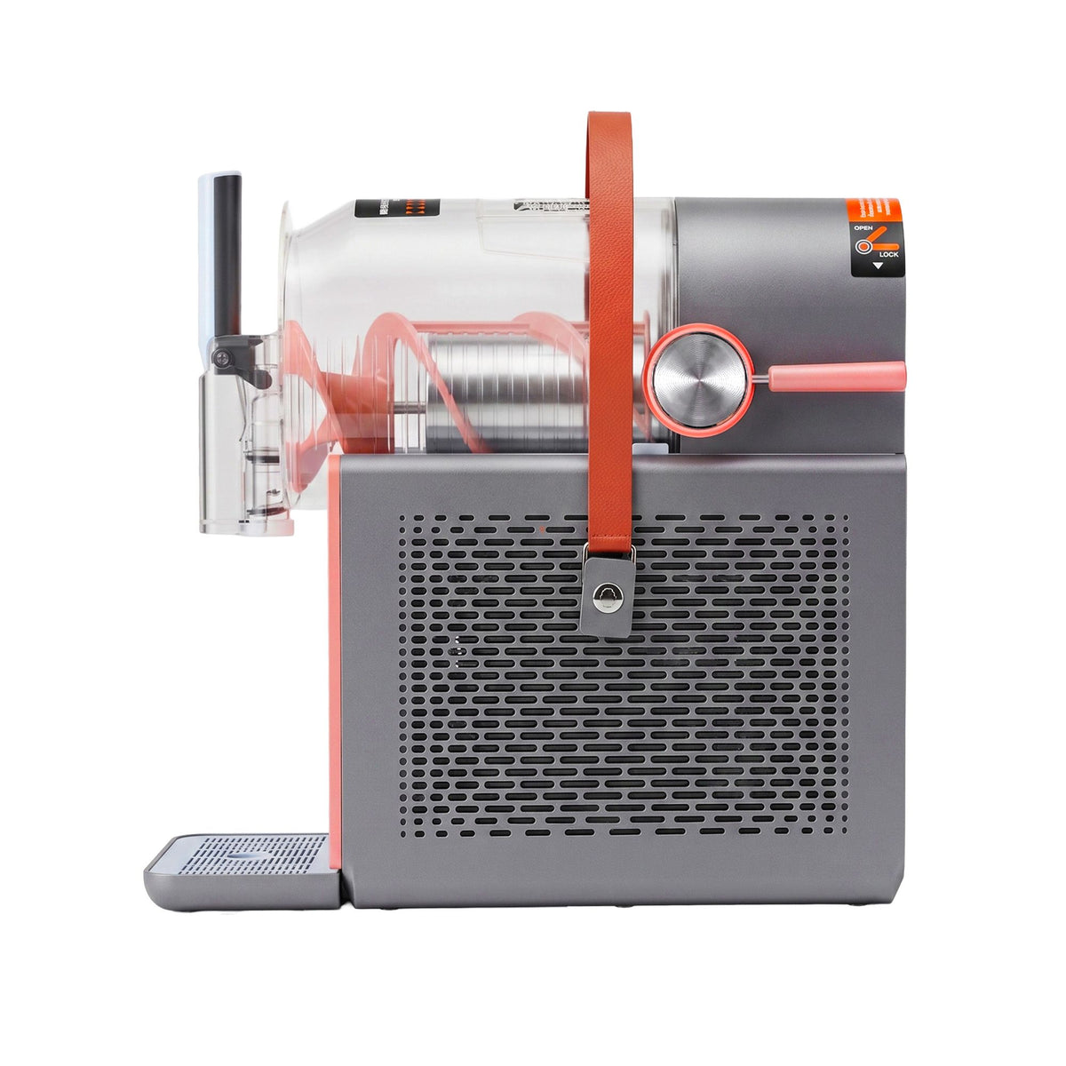 5-in-1 Slushie Machine & Ice Cream Maker 2L – Grey & Orange