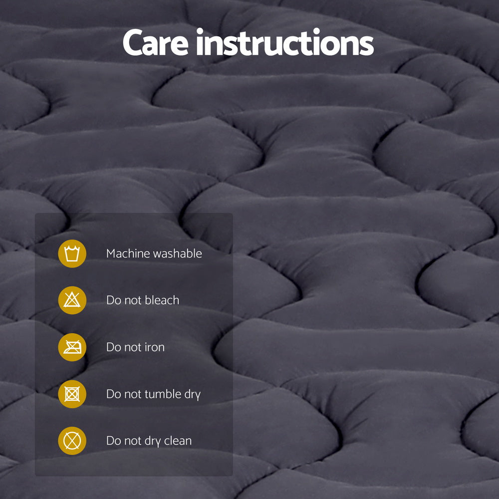 Giselle Bedding Mattress Topper Pillowtop 3-Zone Single - Homecoze