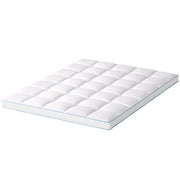 Giselle Bedding Mattress Topper Pillowtop Bamboo 10cm Queen - Homecoze