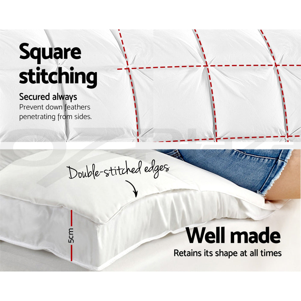 5cm Pillowtop Mattress Topper 1000GSM - Single
