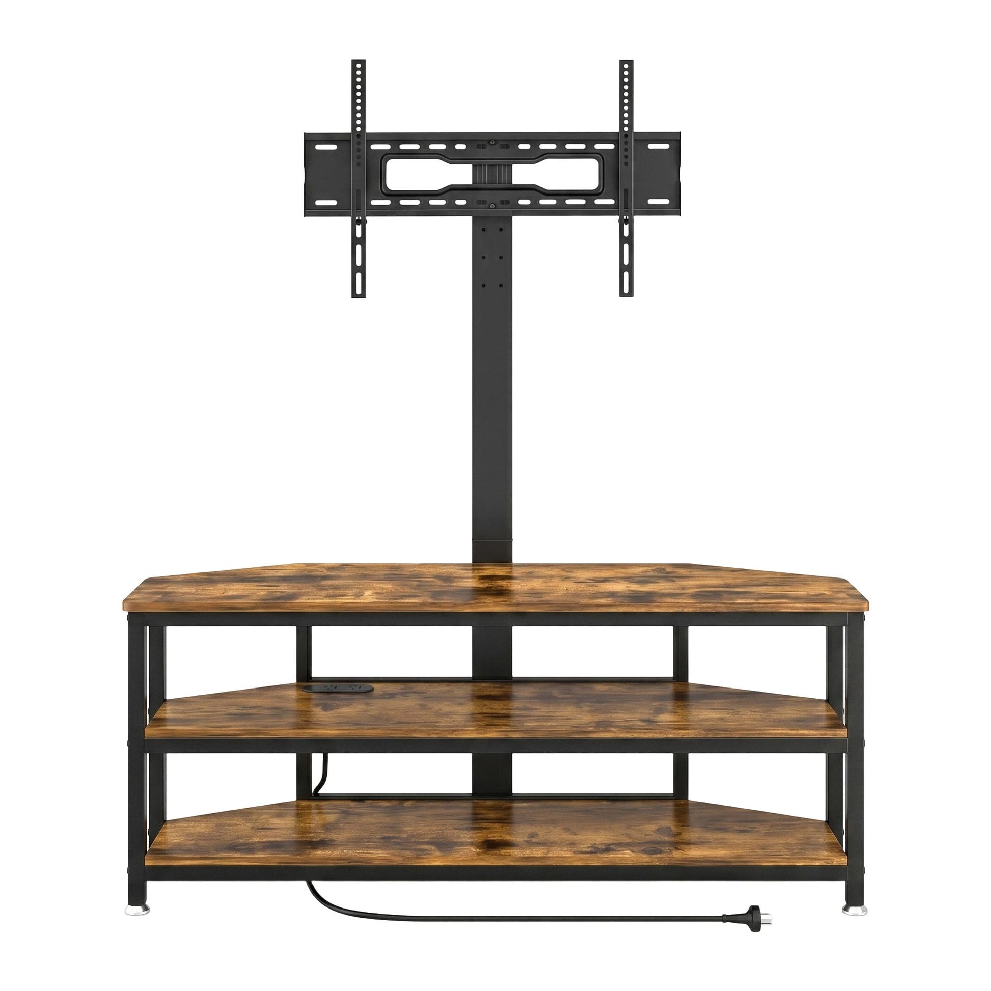Artiss Corner TV Stand 32-70" w/ Mount LED Lights & Power Outlet Space Saving - Homecoze