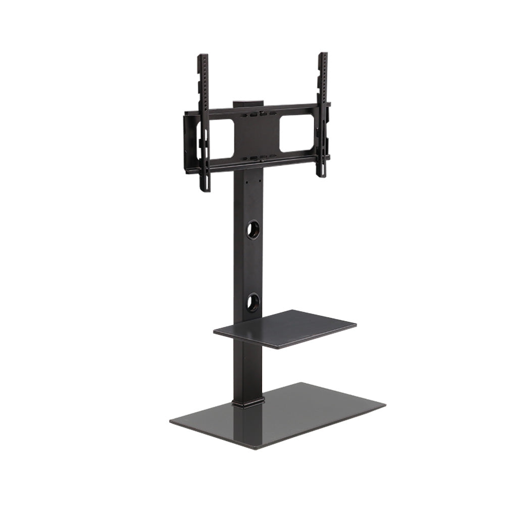Floor TV Stand with Bracket Shelf Mount - Homecoze