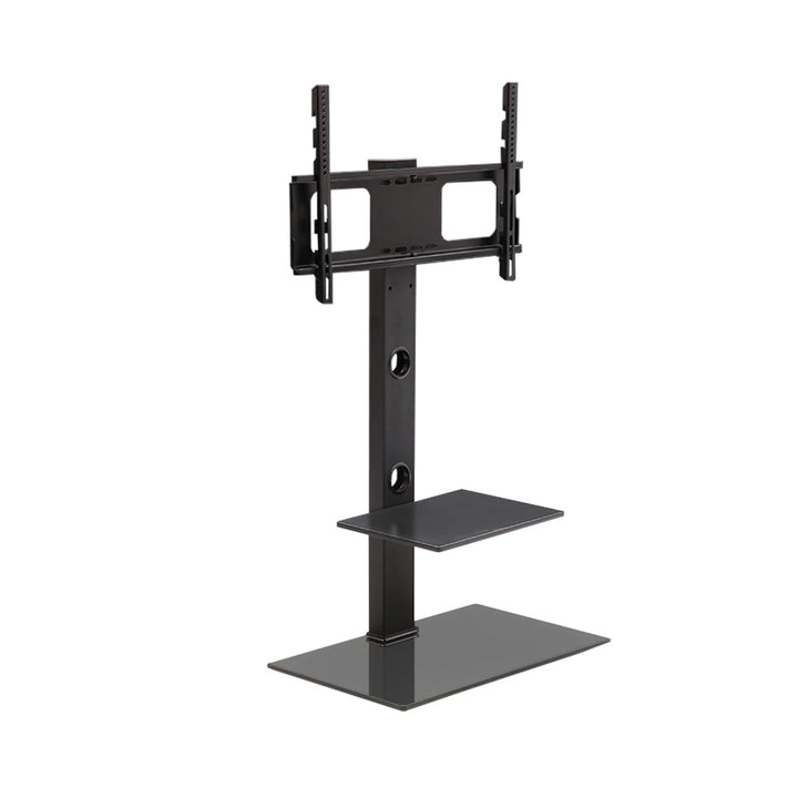 Floor TV Stand with Bracket Shelf Mount - Homecoze
