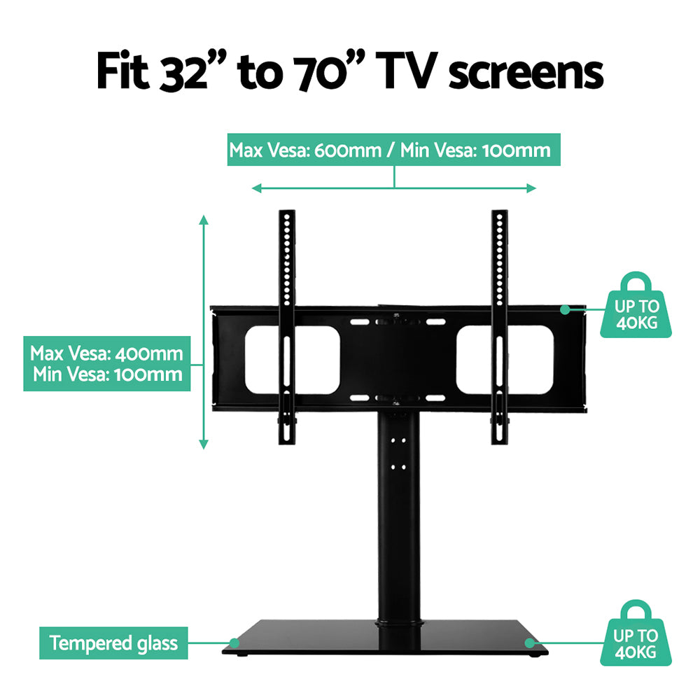 Table Top TV Swivel Mounted Stand - Homecoze