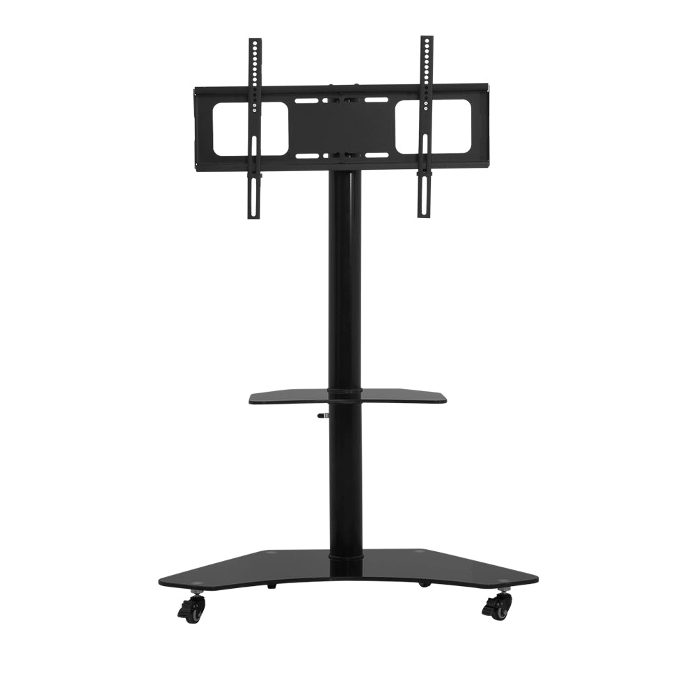 Floor TV Stand Bracket Mount Swivel Height Adjustable 32 to 70 Inch Black - Homecoze