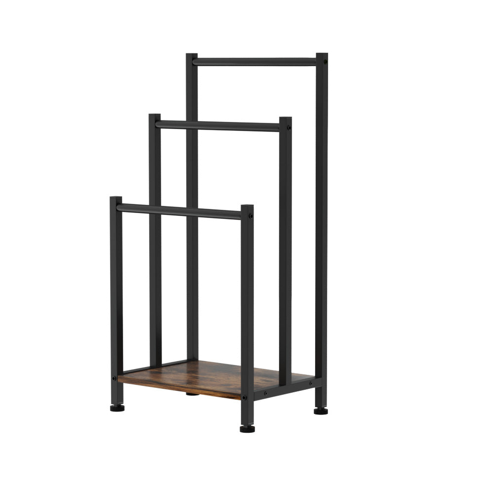 Modern Rustic 3 Tier Freestanding Towel Rack - Homecoze