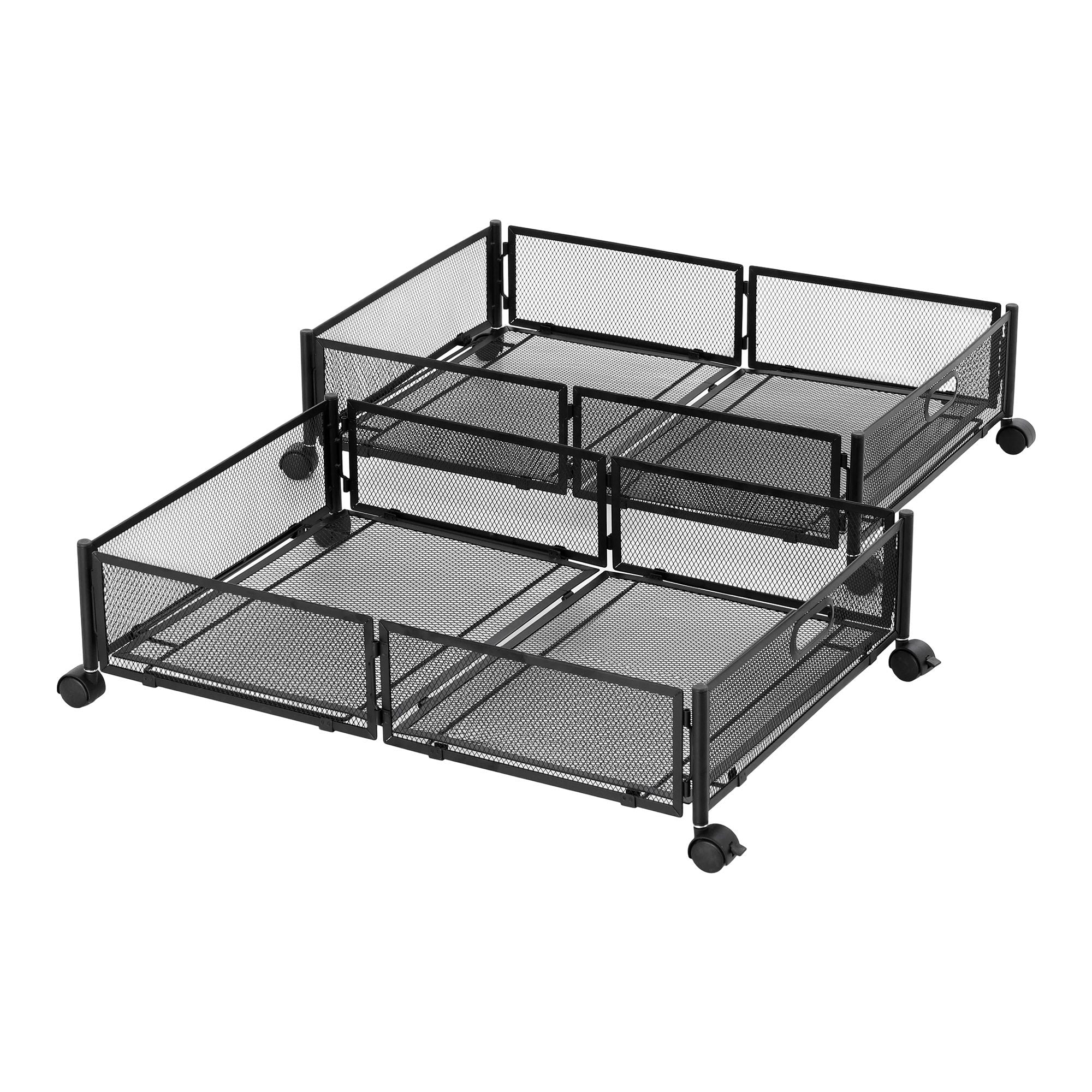 Under Bed Storage Drawers (2-Pack) – Black