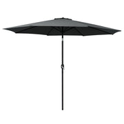 3m Centre Post Tilt Umbrella - Black - Homecoze