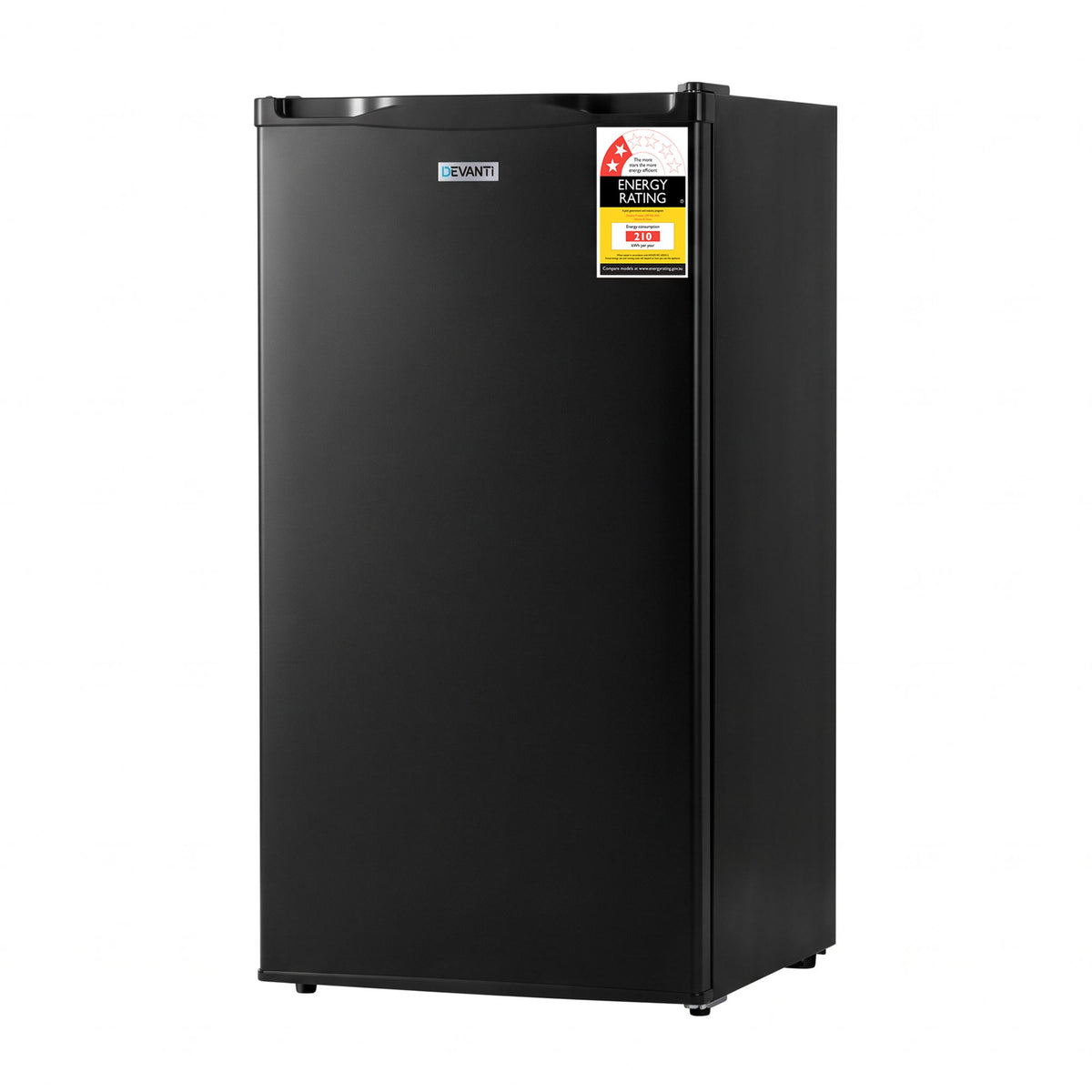 Devanti 81L Upright Freezer Fridge Black - Homecoze