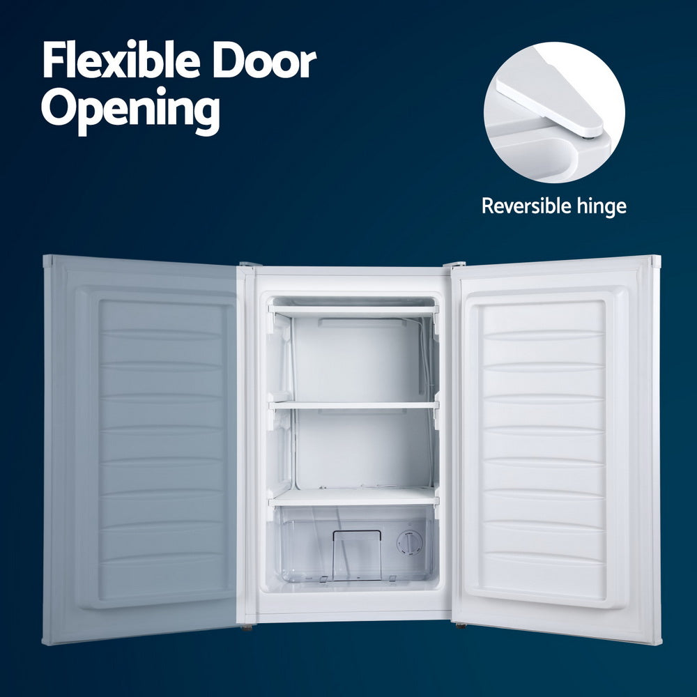 Devanti 81L Upright Freezer Fridge White - Homecoze