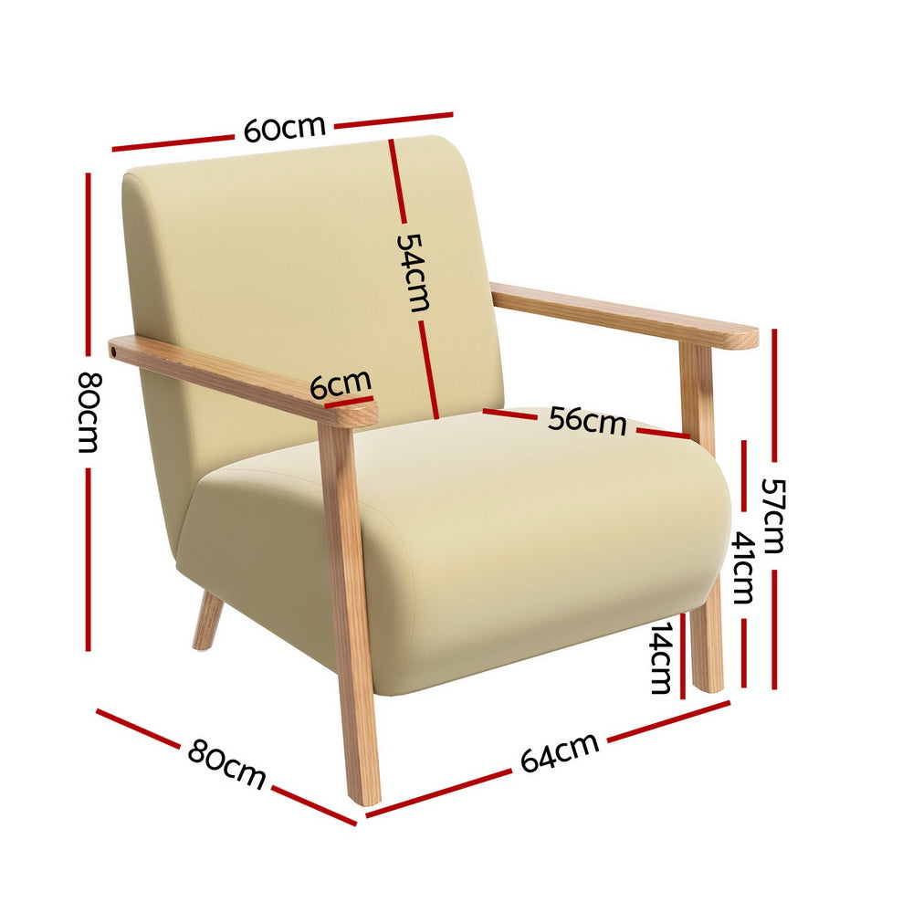 Low Set Accent Chair Velvet  Feature Armchair - Yellow - Homecoze