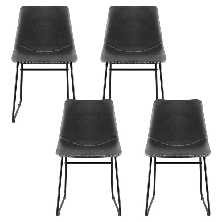 Hudson (Set of 4) Dining Chairs - Grey - Homecoze