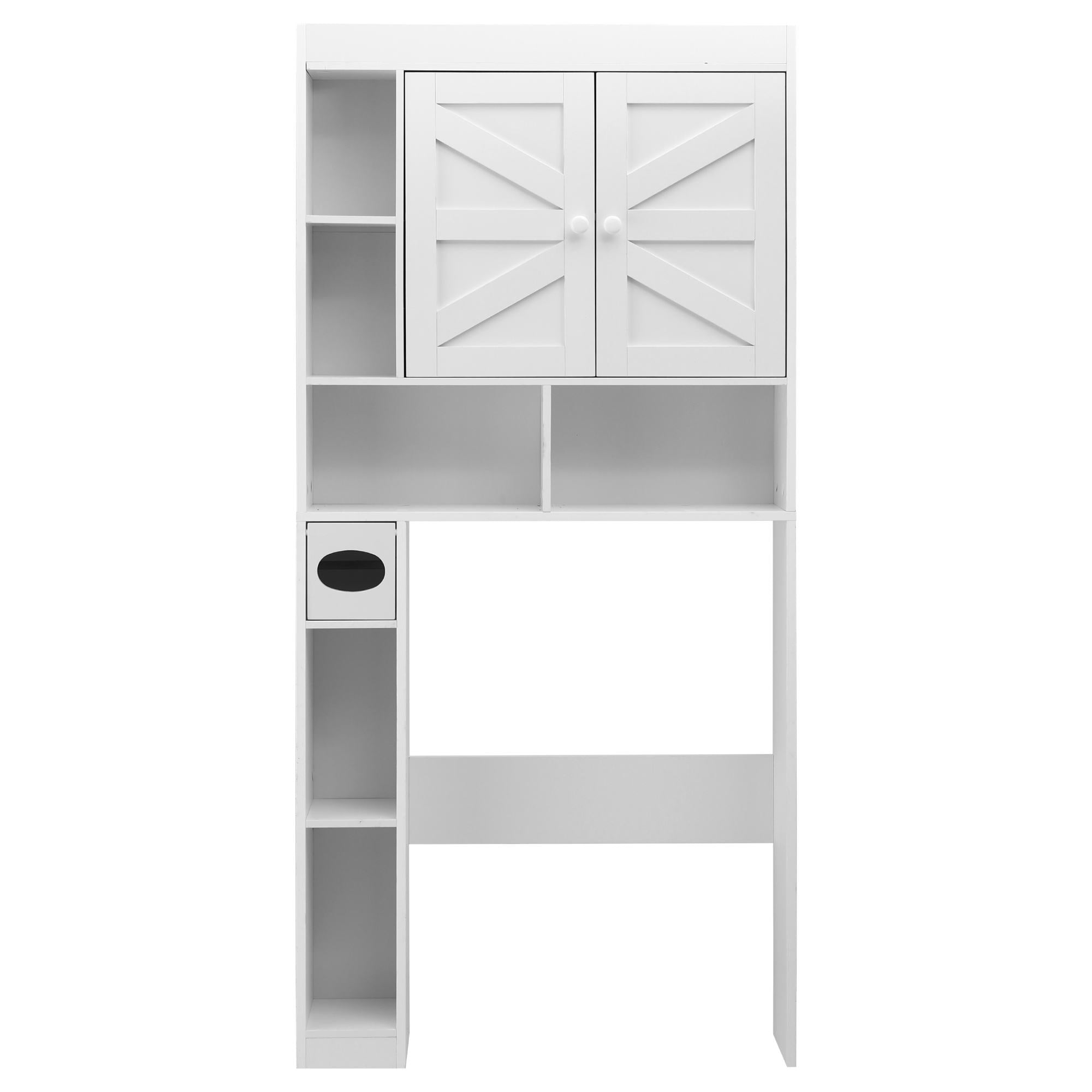 Artiss Bathroom Storage Cabinet Over The Toilet Organiser Laundry Shelf Holder - Homecoze